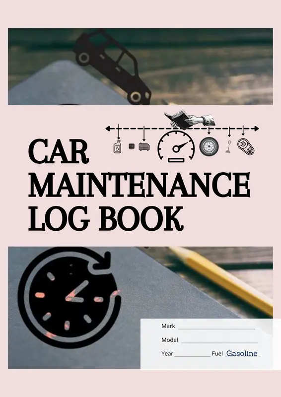 Vehicle Maintenance Log Book📖